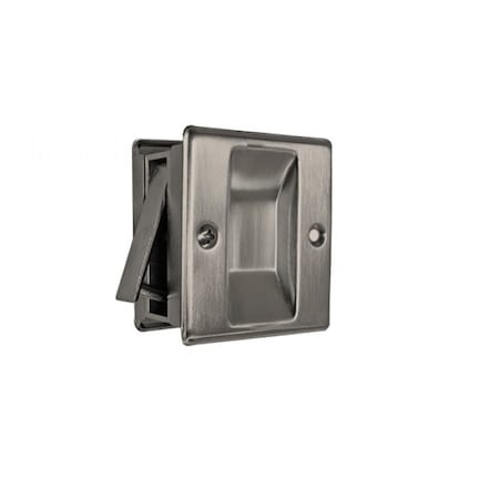 Cal-Royal Passage Function Sliding Door Lock, US15 Satin Nickel SDL17-15